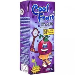 Cool fruit Juice - Grape - 200 ml X 24 units